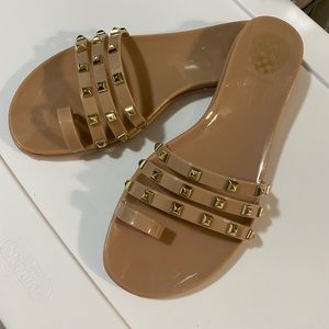 Vince Camuto Jelly Studded Sandals